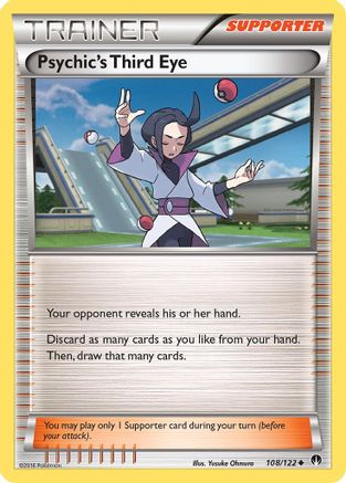 Psychic's Third Eye 108 XY BREAKpoint - Uncommon