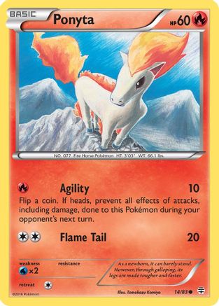 Ponyta 014 Generations - Common