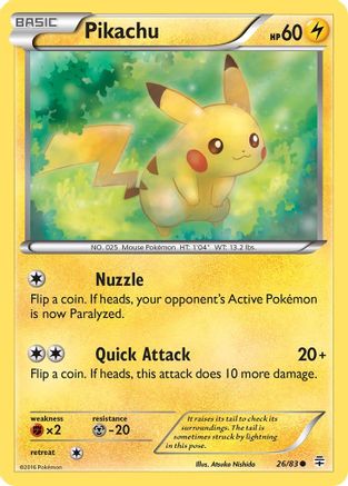 Pikachu 026 Generations - Common