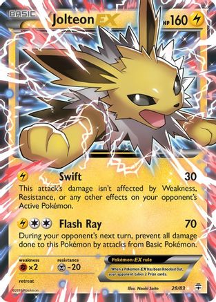 Jolteon EX 028 - Holofoil Generations - Ultra Rare