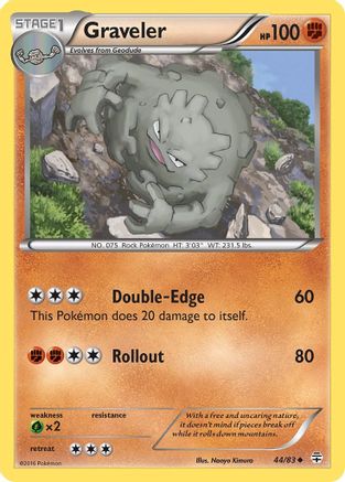 Graveler - Reverse Holofoil Generations - Uncommon