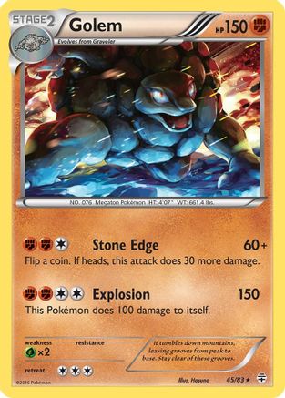 Golem/83 - Holofoil Generations - Holo Rare