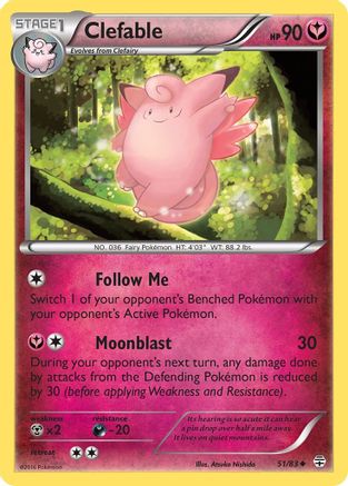 Clefable 051 Generations - Uncommon