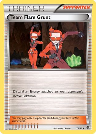 Team Flare Grunt 073 Generations - Uncommon