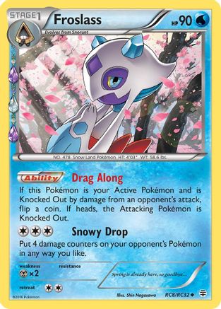 Froslass RC8 - Holofoil Generations Radiant Collection - Uncommon