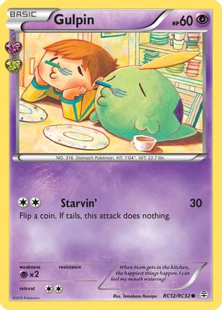 Gulpin RC12 Generations Radiant Collection - Common