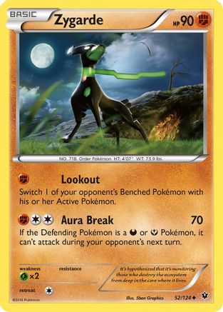 Zygarde (52) (52) 052 XY Fates Collide - Uncommon