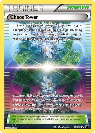 Chaos Tower 094 - Reverse Holofoil XY Fates Collide - Uncommon