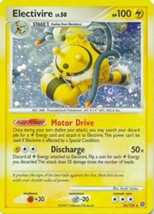 Electivire - 25/132 (DP Secret Wonders)/132 - Holofoil Deck Exclusives - Holo Rare