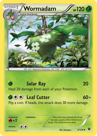 Wormadam (3) XY Fates Collide - Uncommon