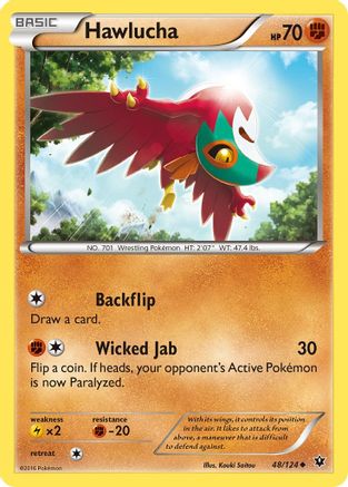 Hawlucha XY Fates Collide - Uncommon