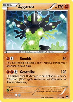 Zygarde (53) XY Fates Collide - Rare