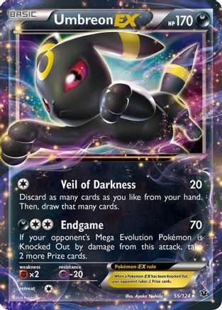 Umbreon EX 055 - Holofoil XY Fates Collide - Ultra Rare