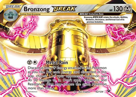Bronzong BREAK 062 - Holofoil XY Fates Collide - Rare BREAK