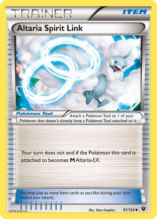 Altaria Spirit Link 091 - Reverse Holofoil XY Fates Collide - Uncommon