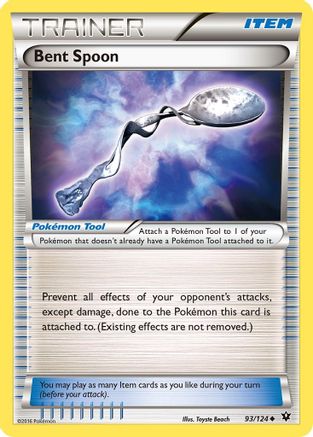 Bent Spoon - Reverse Holofoil XY Fates Collide - Uncommon