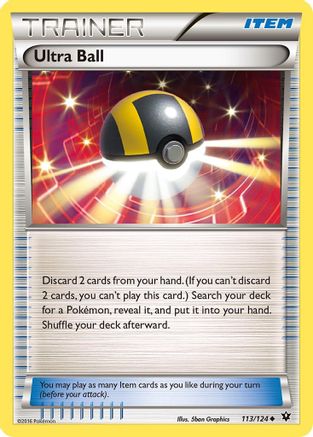 Ultra Ball 113 - Reverse Holofoil XY Fates Collide - Uncommon