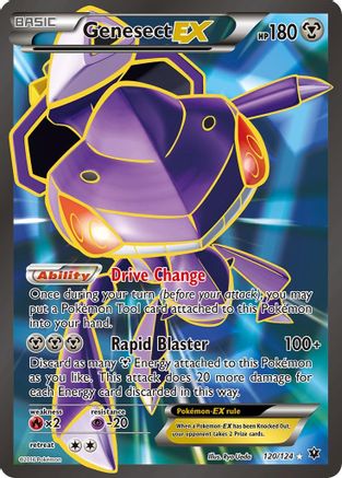 Genesect EX (Full Art) 120 - Holofoil XY Fates Collide - Ultra Rare