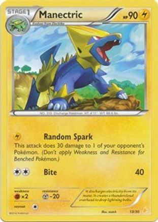 Manectric (13) XY Trainer Kit Pikachu Libre & Suicune - Common
