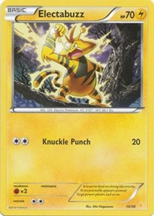 Electabuzz (15) XY Trainer Kit Pikachu Libre & Suicune - Common