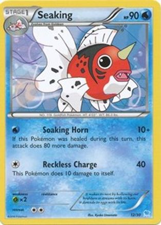 Seaking (12) XY Trainer Kit Pikachu Libre & Suicune - Common