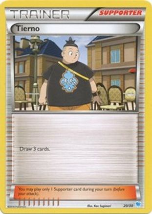 Tierno (29 - Suicune Deck) XY Trainer Kit Pikachu Libre & Suicune - Common