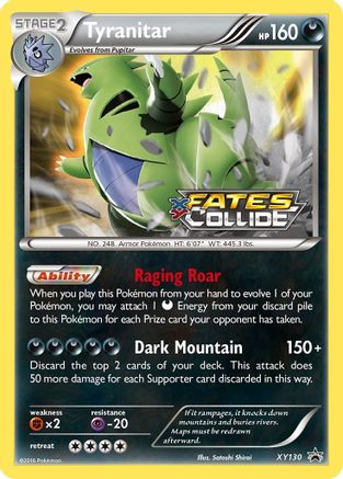 Tyranitar (Prerelease) - Holofoil XY Promos - Promo