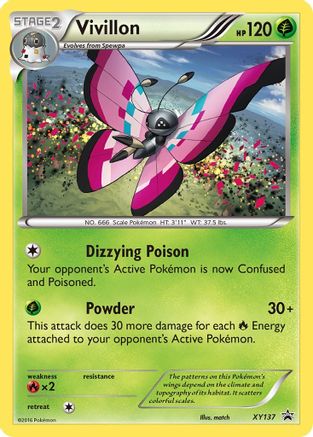 Vivillon - Holofoil XY Promos - Promo