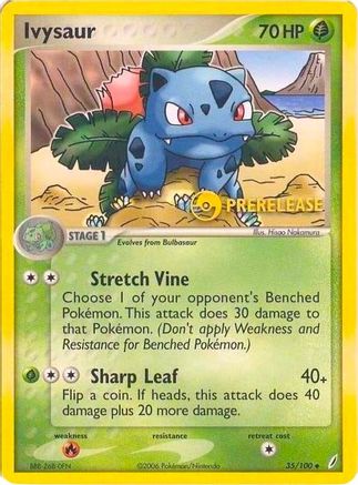Ivysaur - 35/100 (Prerelease)/100 Nintendo Promos - Promo