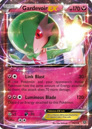 Gardevoir EX 078 - Holofoil XY Steam Siege - Ultra Rare