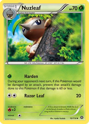 Nuzleaf/114 - Reverse Holofoil XY Steam Siege - Uncommon