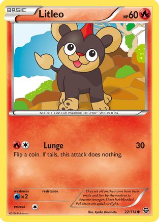 Litleo 022 XY Steam Siege - Common