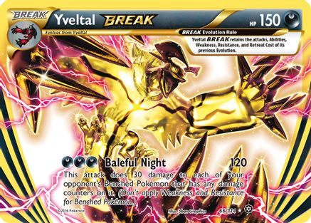 Yveltal BREAK 066 - Holofoil XY Steam Siege - Rare BREAK