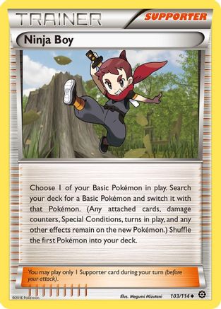 Ninja Boy 103 XY Steam Siege - Uncommon