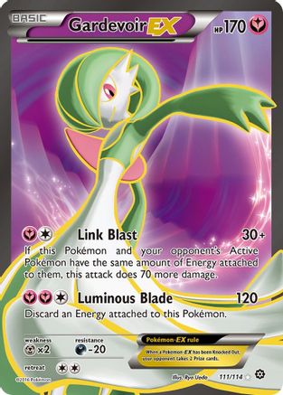 Gardevoir EX (Full Art) 111 - Holofoil XY Steam Siege - Ultra Rare