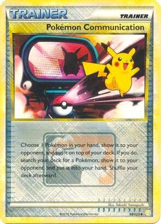 Pokemon Communication - 98/123 (League Promo)/129 - Reverse Holofoil League & Championship Cards - Promo