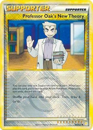 Professor Oak's New Theory - 101/123 (League Promo)/123 - Reverse Holofoil League & Championship Cards - Promo