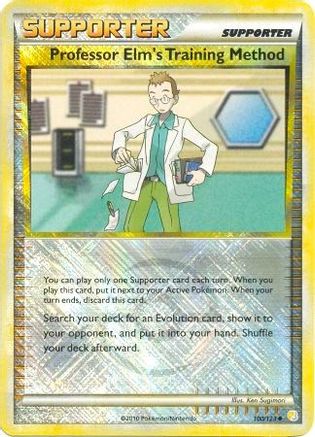 Professor Elm's Training Method - 100/123 (League Promo)/123 - Reverse Holofoil League & Championship Cards - Promo