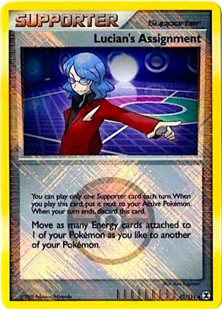 Lucian's Assignment - 92/111 (League Promo)/111 - Reverse Holofoil League & Championship Cards - Promo