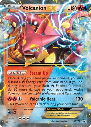Volcanion EX XY173 - Holofoil XY Promos - Promo