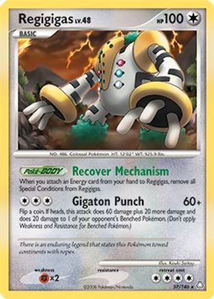 Regigigas - 37/146 (DP Legends Awakened)/146 - Holofoil Deck Exclusives - Holo Rare