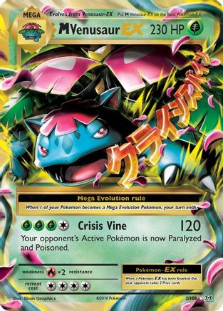 M Venusaur EX 002 - Holofoil XY Evolutions - Ultra Rare