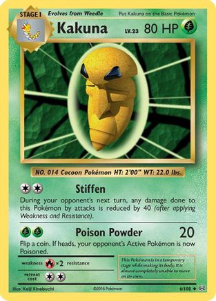Kakuna 006 XY Evolutions - Uncommon