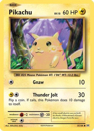 Pikachu 035 XY Evolutions - Common