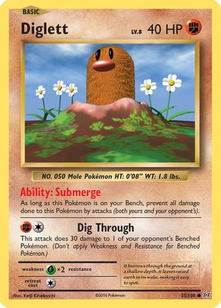 Diglett 055 XY Evolutions - Common