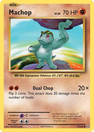 Machop 057 XY Evolutions - Common
