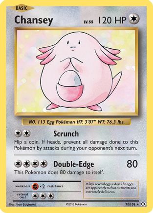 Chansey 070 - Holofoil XY Evolutions - Holo Rare