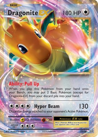 Dragonite EX 072 - Holofoil XY Evolutions - Ultra Rare
