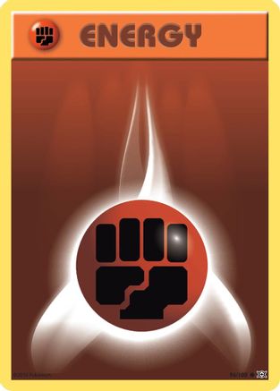 Fighting Energy 096 - Reverse Holofoil XY Evolutions - Common