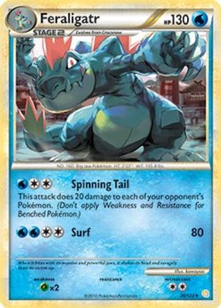 Feraligatr - 20/123 (Cosmos Holo)/123 - Holofoil Deck Exclusives - Holo Rare